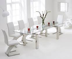 Lazio 200cm Extending Glass Dining Table With Hampstead Z Chairs Dining Table Oak Dining Furniture Glass Dining Table