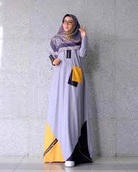 Hasil gambar untuk gamis simple remaja kekinian