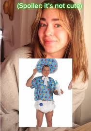 Loaded Diaper Costume Girl