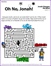 Jonah Maze Worksheet Pdf Sunday School Kids Kids Sunday School Lessons Bible Lessons For Kids