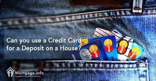 Under no circumstances may credit card financing be used for the down payment. Can You Use A Credit Card For A Deposit On A House Mortgage Info