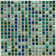 Informiere dich über neue mosaik fliesen restposten. 1 Karton 0 96 Qm Keramikmosaik Blau Grun Turkis Mix Glanzend