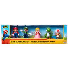 Super Mario Bros Mario And Friends Multi Pack Action Figures Gamestop Super Mario Toys Peach Mario Bros Mario Bros