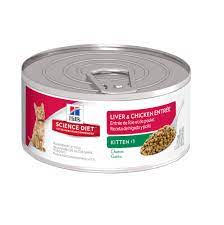 Hill S Science Diet Kitten Liver Chicken Entree Canned Food 5 5 Oz Case Of 24 Petco Canned Cat Food Hills Science Diet Cat Food Reviews