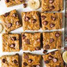 Banana Bars With Chocolate Chips Recipe Banana Bars Healthy Desserts Skinny Desserts Recipes
