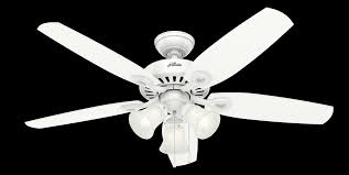 The builder plus hunter ceiling fan is ideal for large or standard rooms in your home. Hunter 52 Builder Snow White Ceiling Fan With Light Kit And Pull Chain Walmart Com Walmart Com