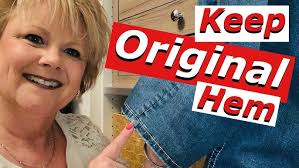 How to Shorten Pants with a Double Fold Hem