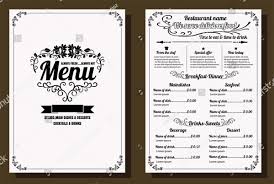 Free restaurant menu card/brochure psd. 25 Vintage Menu Templates Free Premium Psd Ai Vector Downloads