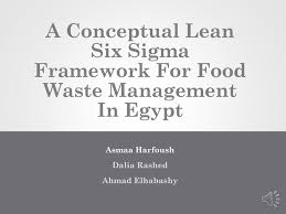 PDF) A Conceptual Lean Six Sigma Framework For Food Waste Management In  Egypt