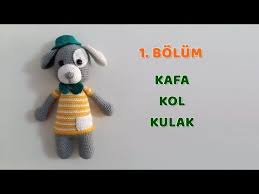Amigurumi Orgu Bebek Sapkali Kopek 1 Bolum Kafa Kol Kulak Youtube 2020 Kopek Amigurumi Bebek