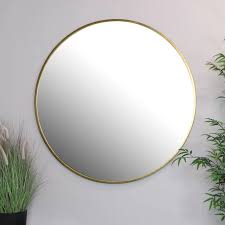 Black And Gold Round Wall Mirror Extra Large Round Gold Wall Mirror 120cm X 120cm In 2020 Gold Mirror Wall Large Gold Mirror Framed Mirror Wall