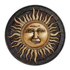 celestial sun with smiling face 太陽 顔 月と太陽
