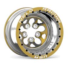 Originally, beadlock wheels were developed to prevent tyres from spinning or coming off the wheels under enormous torque loads and lower tyre pressures. Weld 15x10 Alpha 1 Gold Double Beadlock Drag Wheel 5x4 5 Bp 5 Bs Gold Center 83g 510210mgs Beefcake Racing