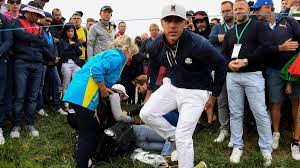 © 2019 brooks koepka | privacy policy video credit: Ryder Cup Fan Hurt By Errant Tee Shot From Brooks Koepka The National