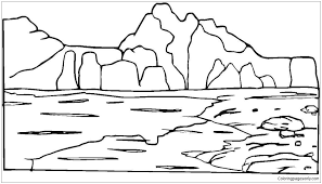 Focusing on a simple activity relaxes the brain. Rocks And Mountain Coloring Pages Mountains Coloring Pages Coloring Pages For Kids And Adults