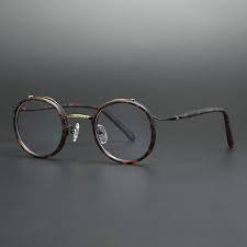 TR90 شفافة نظارات دائرية الرجال النساء Vintage النظارات البصرية إطار وصفة  طبية إطارات نظارات طبية رجل واضح نظارات Oculos / النظارات وملحقاتها