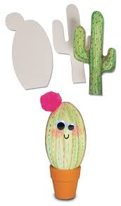 How to paint a cactus sunset using easy acrylic painting techniques. 9 Creative Cactus Crafts Art Projects S S Blog