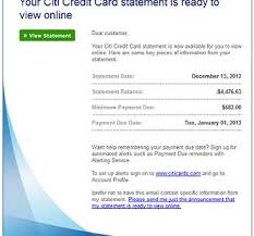 Immediately access up to 24 months of online statements that you can view or print anytime. Citibank Credit Card Statement Leads To Blackhole