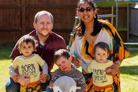 Triplet didn't meet his sisters for three YEARS