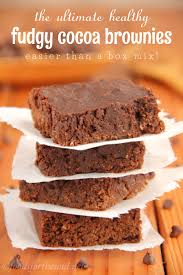 ultimate healthy fudgy cocoa brownies