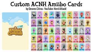 None of the characters that have been turned into amiibo figurines can be invited to the campsite. Free Download Custom Amiibo Card Designs For Acnh Link In Comments Animalcrossing