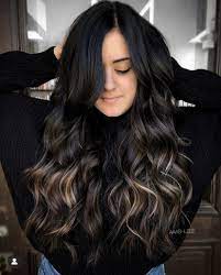 Pin By Kayla Bowker On New Hurrr Hair Color For Black Hair Black Hair With Highlights Balayage Hair