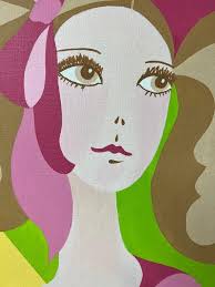 Pop Art Psychedelic Painting by Laura Cleven