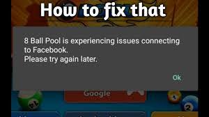 Choose from two challenging game modes against an ai opponent, with several customizable features. How To Fix 8 Ball Pool Is Experience Issues To Connect With Facebook In 8 Ball Pool Gaming
