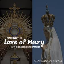 Finding the Love of Mary in the Blessed Sacrament