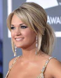 Carrie Underwood Long Hairstyles Popular Haircuts Ponytail Hairstyles Easy Hair Styles 2014 Simple Prom Hair