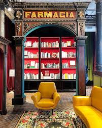 The Chicest Bookstore In Town Is Gucci Curated By Dashwood Books But A Book And Then A Bag Guccibookstore Gu Jewelry Store Design Bookstore Retail Design