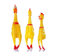 Cute Cartoon Yellow Rubber Screaming Chicken Big Puppy Interactive Chewing Dog Toy Cleaning Teeth Pet 3 Size Affiliate Pet Chickens Funny Dog Toys Pet Toys