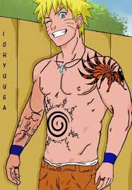 Uzumaki Naruto Tattooed Version Naruto Tattoo Naruto Hot Kiss