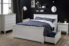Bed frame/underbed storage box, set of 2/center support beamwipe clean using a damp cloth and a very elegant and under bed storage is amazing! Coco 8pce White Queen Storage Bedroom Suite Hardwood Frame Modern Bedroom By B2c Furniture Houzz