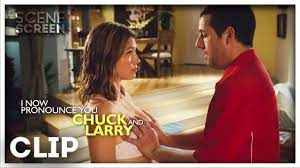Jessica biel in a couple scenes. Jessica Biel S Striptease I Now Pronounce You Chuck Larry Scenescreen Youtube