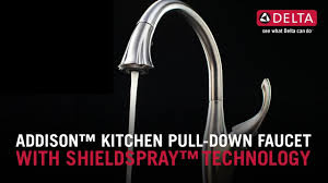 addison kitchen pull down faucet with