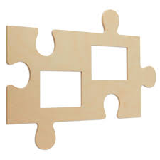 Do you want to know how to frame your jigsaw puzzle in 5 minutes with no glue diy.***the trick to this working is the pressure between the back and the front. Unfinished Wood Puzzle Piece Picture Frame 12 X 12 Inches With 4x6 Picture Slot Connectable Timeline Wall Plaqu Diy Craft Decor 3 12 X 21 Gjc Uic Kdt Buy Online At Best Price In