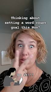 Thinking about setting a word count goal this Nov? Do it!!! I'm setting a  goal with @pathfinderswritingcollective and #trackbear , so check them out  if you want a #nanowrimoalternative !, ...