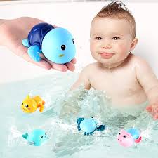 Baby mason in the bath! Buy Erbiq Baby Bath Toys For Toddlers 1 3 Baby Pool Toys For 1 Year Old Boy Gifts Baby Toys 12 18 Months Kids Girls Boys Wind Up Bathtub Swimming Pool Toys 5 Pack