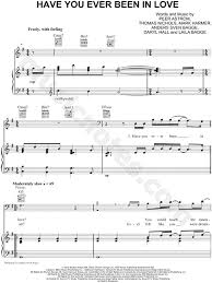 Texty písní, překlady a videoklipy na karaoketexty.cz. Celine Dion Have You Ever Been In Love Sheet Music In G Major Transposable Download Print Sku Mn0042410