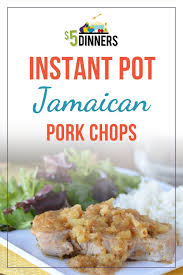 Instant Pot Jamaican Pork Chops Recipe Pork Chops Pork Jerk Pork