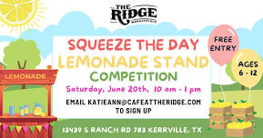 Squeeze the Day Lemonade Stand Competition
