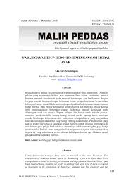 Istilah hedonisme sudah tidak asing lagi di masyarakat. Pdf Wabah Gaya Hidup Hedonisme Mengancam Moral Anak