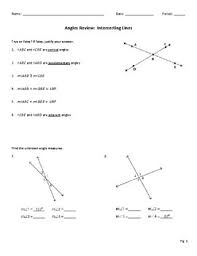 Complementary and supplementary word problems worksheet. Angles Review Complementary Supplementary Vertical Adjacent