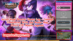 Descargar cheat mobile legends apk para android. Apk Mod Hack Damage V2 Rank Booster Mobile Legends Mod