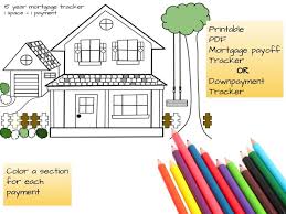 Mortgage Payoff Progress Tracker 15 Year House Payment Etsy Mortgage Payoff Payoff Mortgage