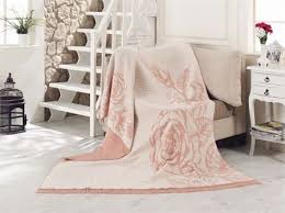 Merinos Tek Kiaÿilik Pamuklu Battaniye Rodas Battaniye Yatak Odasi Yatak