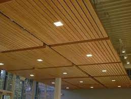 Maybe you would like to learn more about one of these? Acoustic Suspended Ceiling In Wood Strip Perforated 3110 Getech Dropped Ceiling Drop Ceiling Panels False Ceiling Design