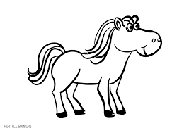Disegni Di Cavalli Da Colorare Portalebambini It