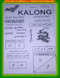 Forum Syair Harian Shio Jitu Hk 9 Juli 2018 Kode Syair Sgp Hk Sd Motesia